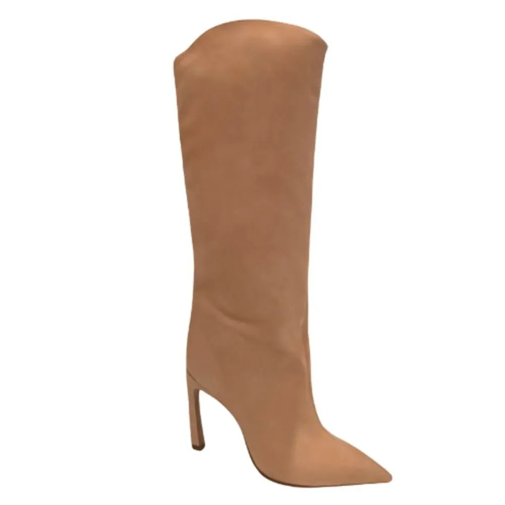 Schutz Maryana Sculpt Boot in Nude EUC Size 7.5